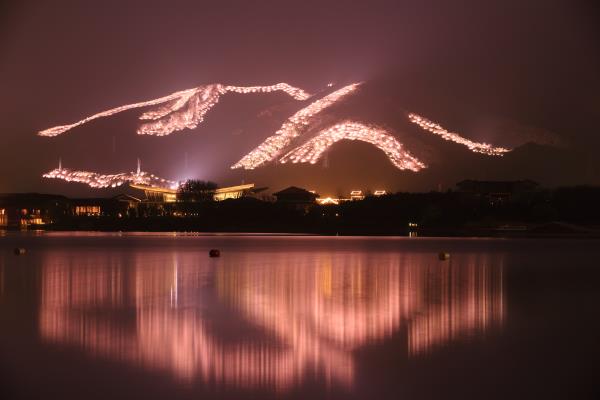 雁棲湖夜景欣賞